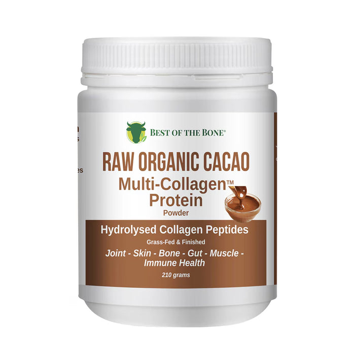 Best of the Bone Multi Collagen Protein Powder Raw Cacao buy online at Wicked NRG Darwin