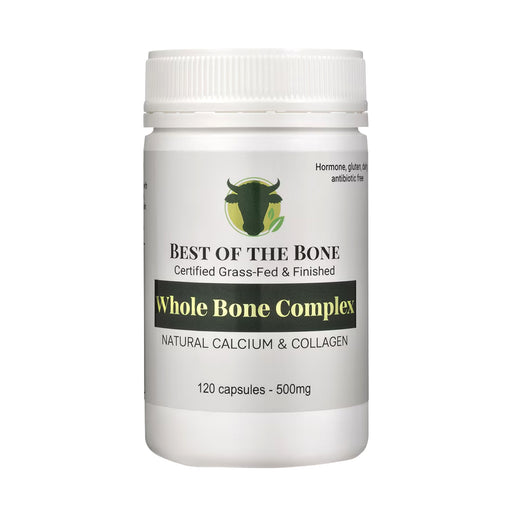 Best of the Bone Whole Bone Complex Natural Calcium & Collagen Wicked NRG, Darwin,