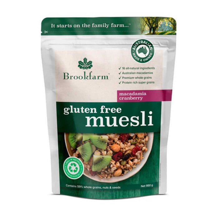 Discover Brookfarm Gluten-Free Muesli at Wicked NRG DarwinFront