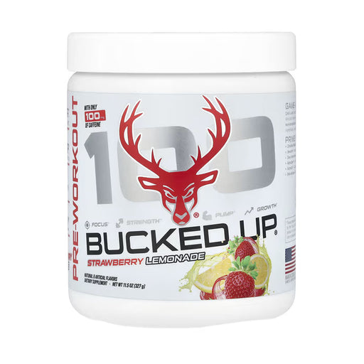 Bucked Up, 100, Pre-Workout, Strawberry Lemonade , 327 grams Wicked NRG