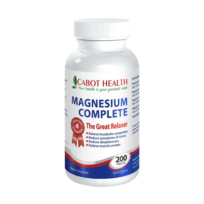 Cabot Health Magnesium Complete Buy online at Wicked NRG, Darwin, Australia,