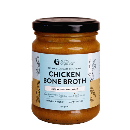 Nutra Organics Chicken Bone Broth Concentrate Is stocked at WickedNRG in Darwin, 