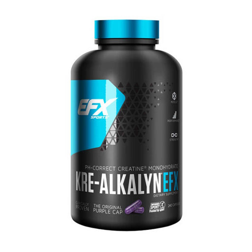 EFX Kre-Alkalyn Creatine 240 cap Bottle Front
