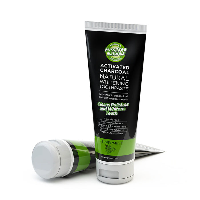 Essenzza Fuss Free Activated Charcoal Toothpaste by Wicked NRG