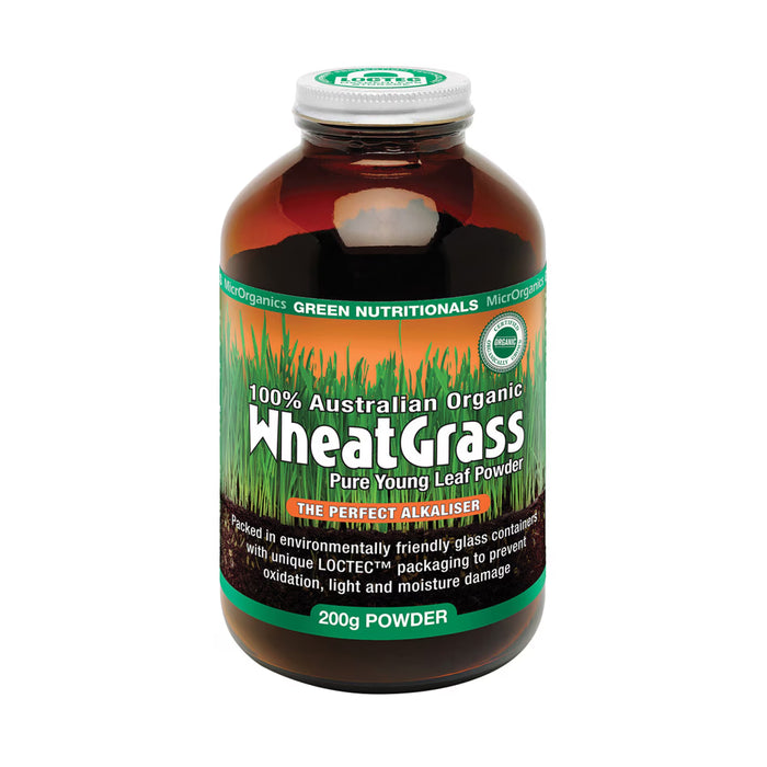 Green Nutritional's Wheatgrass 100% Australian Org Powder from Wicked NRG Darwin,