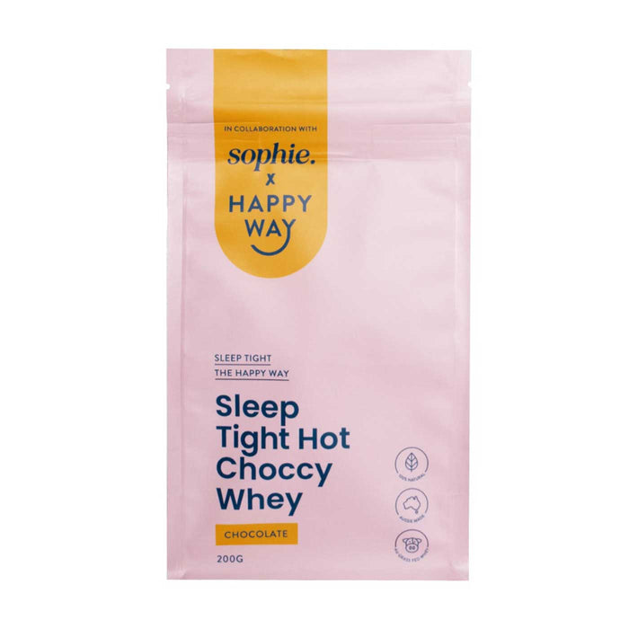 Happy Way Sleep Tight Hot Choccy Whey Chocolate Packet Front