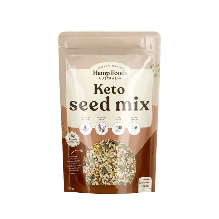 Hemp Foods, Keto seed mix, 180 grams Australia Seed Mix,  Wicked NRG, Darwin, Australia