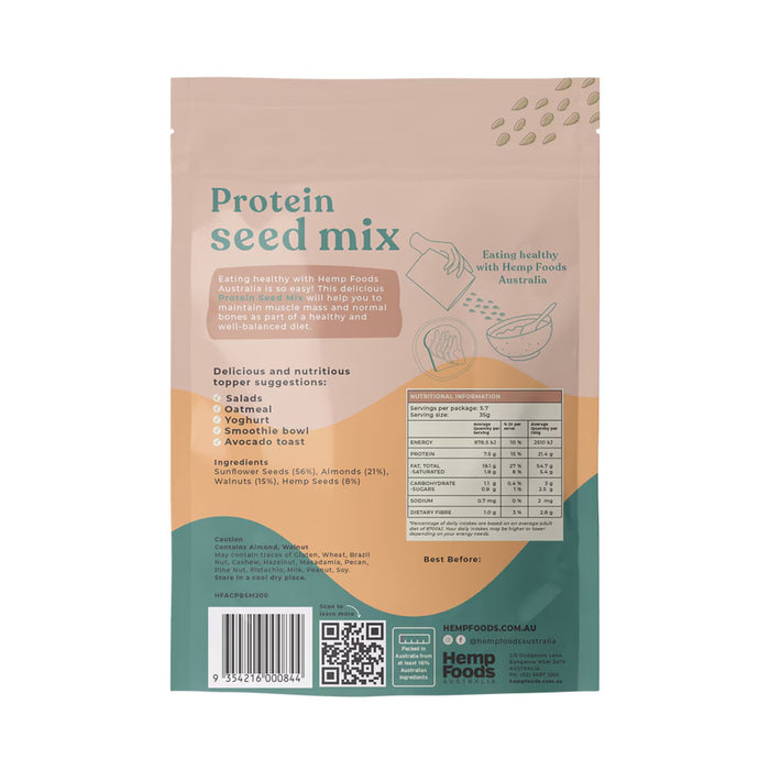  Hemp Foods Australia Seed Mix is stocked online at Wicked NRG, Darwin, Australia