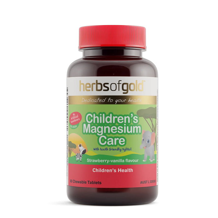 Herbs of Gold Children’s Magnesium Care is stocked by Wicked NRG, Darwin, Australia, buy online