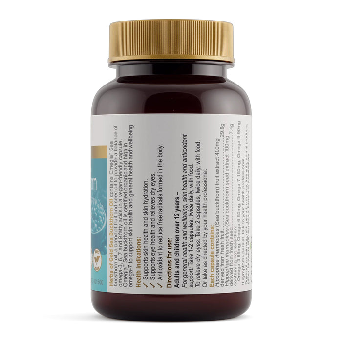 Herbs of Gold Sea Buckthorn Oil is stocked online at Wicked NRG, Darwin, Australia