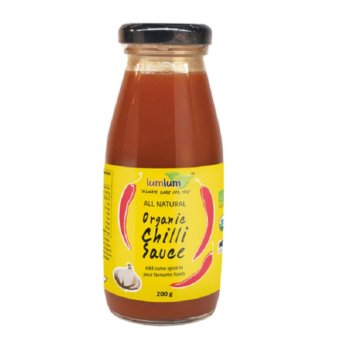 Lum Lum Organic Chilli Sauce Is stocked at WickedNRG in Darwin