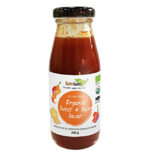 Lum Lum Organic Sweet & Sour Sauce 200g Is stocked at WickedNRG in Darwin