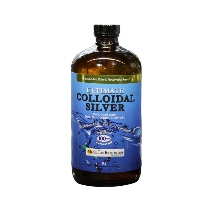 Medicines From Nature Ultimate Colloidal Silver Strength 100ppm buy from Wicked NRG Darwin