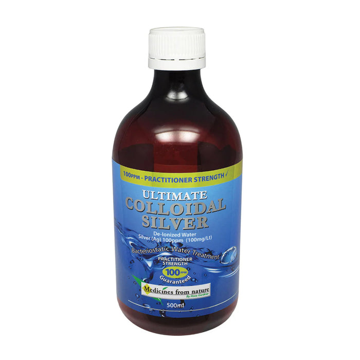 Medicines From Nature Ultimate Colloidal Silver Strength 100ppm buy from Wicked NRG Darwin