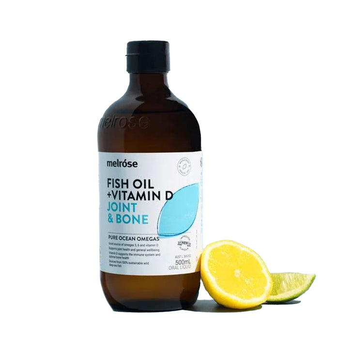 Melrose Fish Oil + Vitamin D Joint & Bone is stocked at Wicked NRG Darwin,