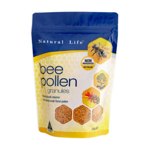 Natural Life Bee Pollen Granules Stocked at Wicked NRG, Darwin, Australia