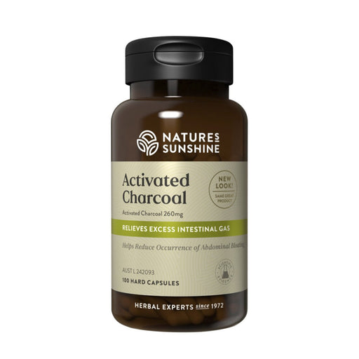 Natures Sunshine Activated Charcoal is stocked at Wicked NRG Darwin,