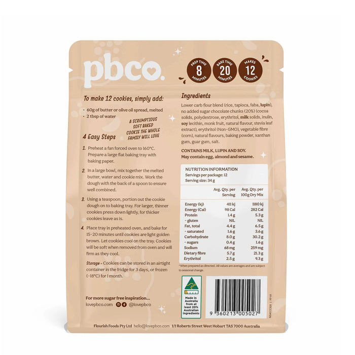 Protein Bread Company Low Carb Cookie Mix Is stocked at WickedNRG in Darwin, Darwin’s best health food store is WickedNRG