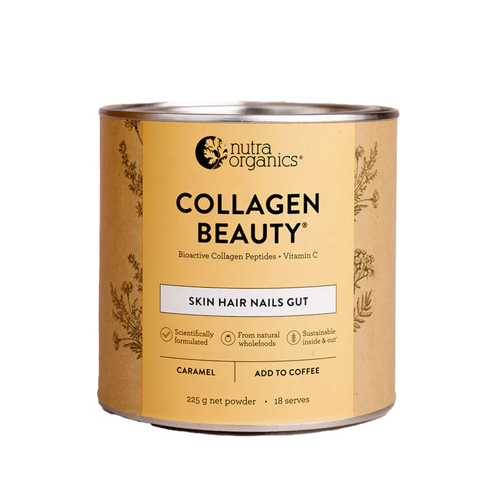 Nutra Organics Collagen Beauty, Caramel,  225g N Wicked NRG.jpg