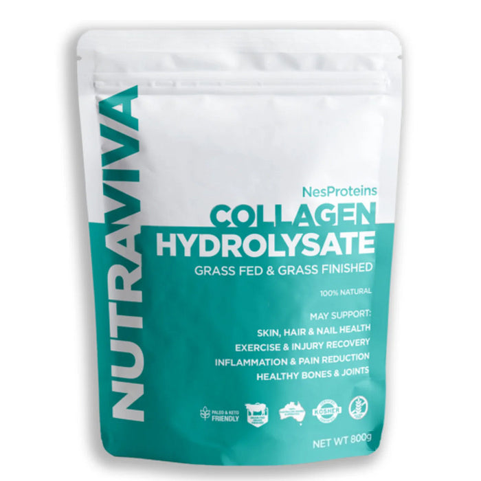 NesProteins Nutraviva Grass Fed Collagen Hydrolysate is available online at Wicked NRG, Darwin, Australia,