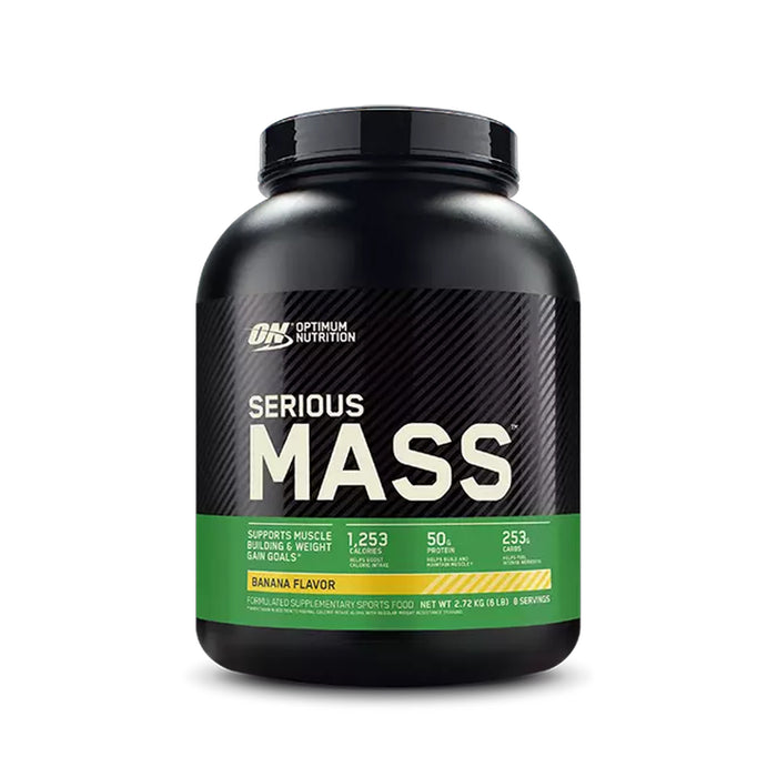 Optimum Nutrition Serious Mass, Banana, 6lb, 2.72 kg, 50grams Protein, Wicked NRG, Darwin, Australia,