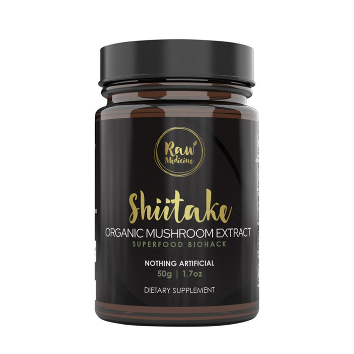 Raw Medicine Shitake Extract Organic buy online from Wicked NRG Australia,