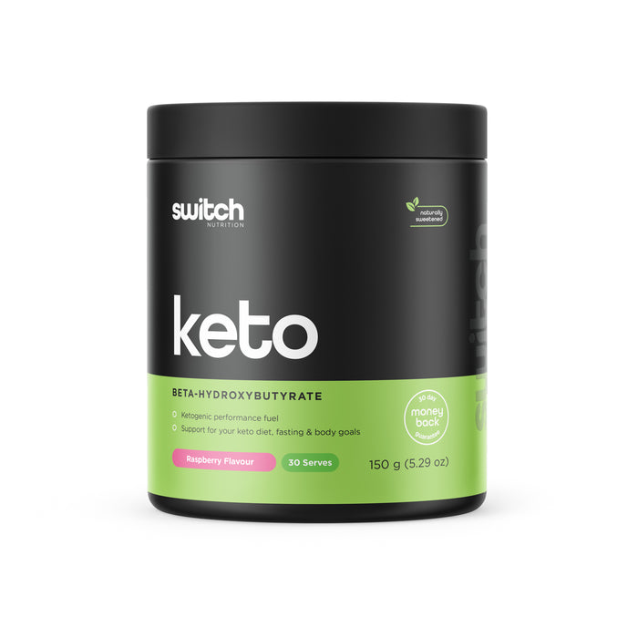 Switch Nutrition Keto Raspberry Flavour 30 Serves 150 grams Wicked NRG