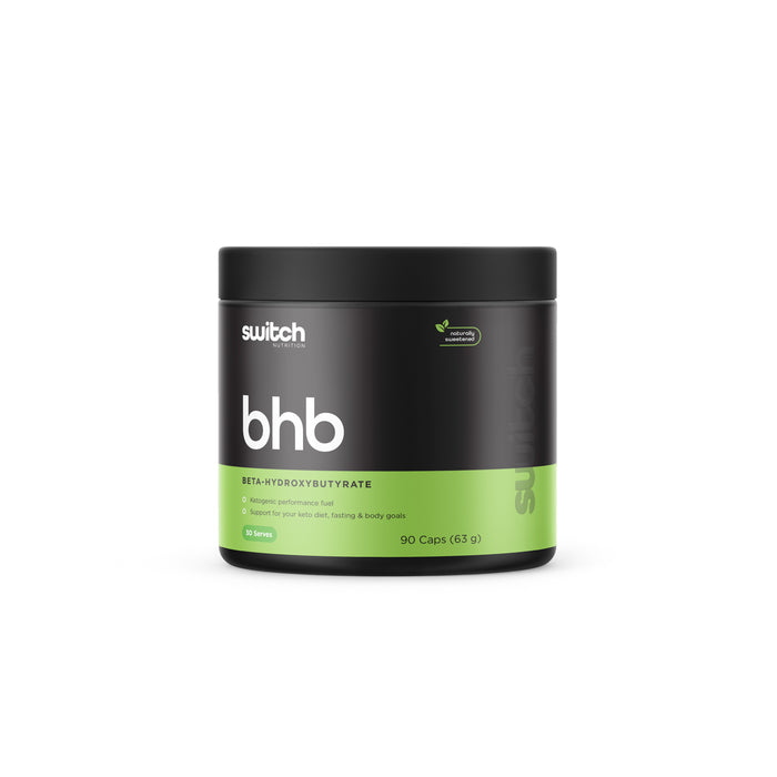 Switch Nutrition Keto BHB Capsules Beta-hydroxybutyrate 30 Serves 90 Capsules 63grams Wicked NRG