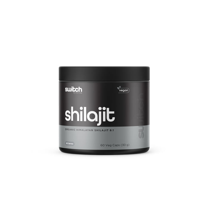 Switch Nutrition Organic Shilajit 60 Capsules 30 Grams Wicked NRG