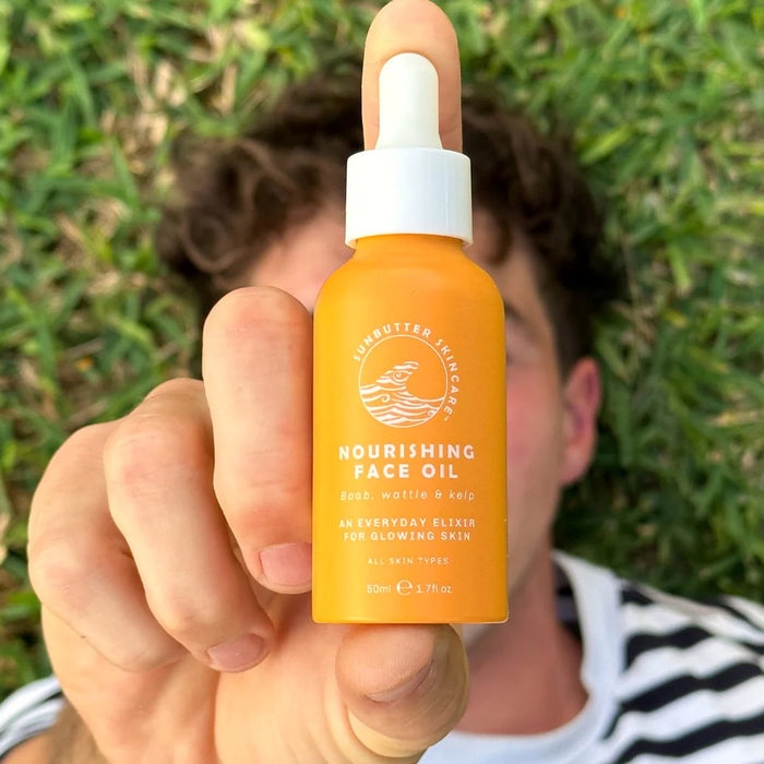 Sunbutter Skincare Nourishing Face Oil Is stocked at WickedNRG in Darwin