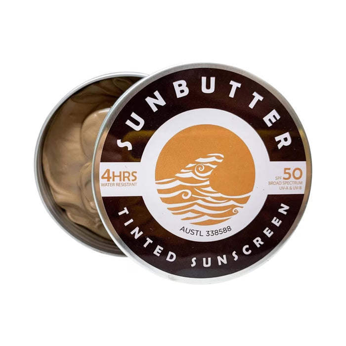 SunButter Skincare Sunscreen SPF 50 Tin Buy Online at Wicked NRG, Darwin, Australia,