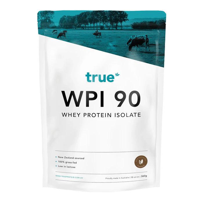 True Protein WPI 90 Whey Protein Isolate, Rich Chocolate, 1kg, 33 serves, 24 g Protein, Stocked By Wicked NRG